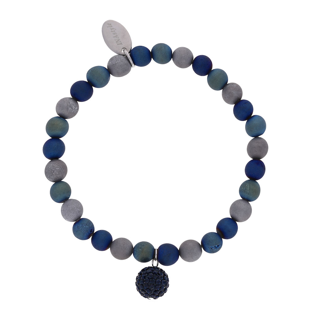 Agathe – Armband – blau